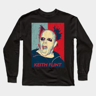 Retro Pop Art Style Keith Flint Long Sleeve T-Shirt